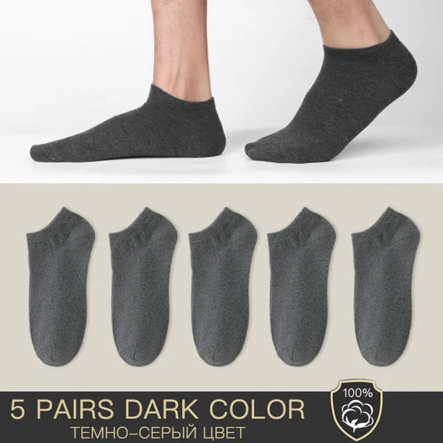 100% Cotton Socks - Summer Thin Breathable Socks Antibacterial