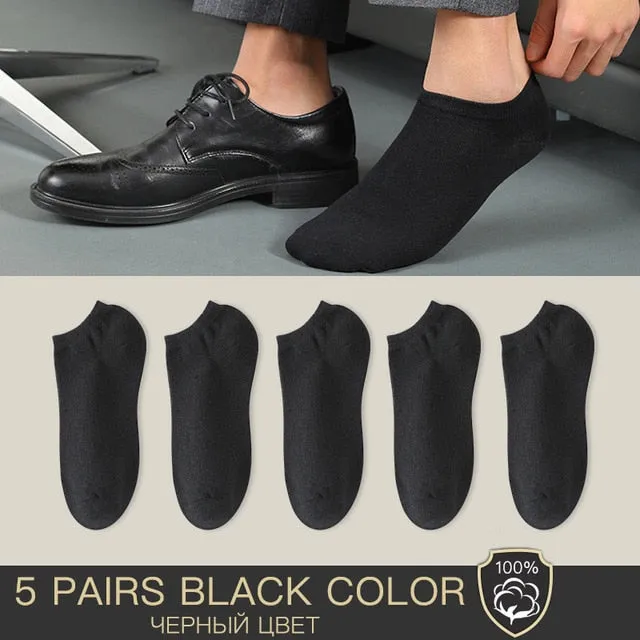 100% Cotton Socks - Summer Thin Breathable Socks Antibacterial