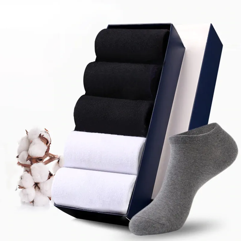 100% Cotton Socks - Summer Thin Breathable Socks Antibacterial
