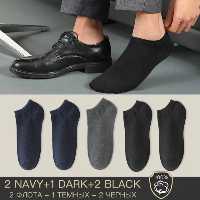 100% Cotton Socks - Summer Thin Breathable Socks Antibacterial