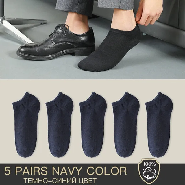 100% Cotton Socks - Summer Thin Breathable Socks Antibacterial