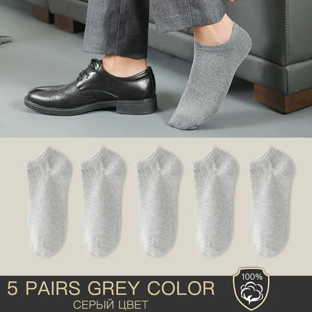 100% Cotton Socks - Summer Thin Breathable Socks Antibacterial