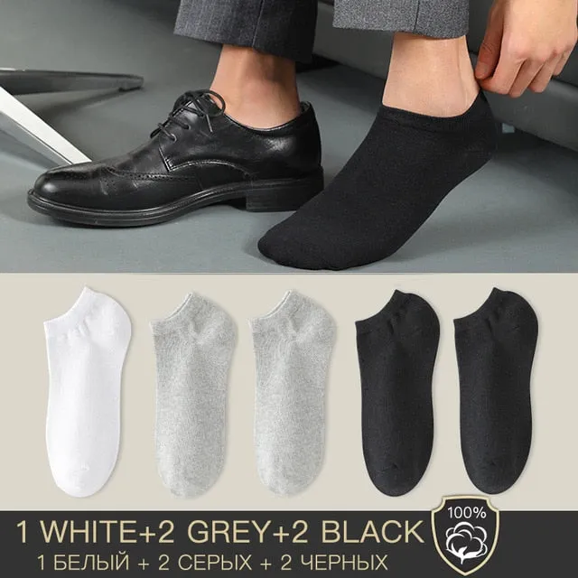 100% Cotton Socks - Summer Thin Breathable Socks Antibacterial