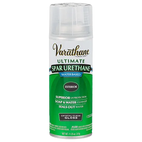 11.25 OZ Ultimate Spar Urethane Water Based Spray - Clear Gloss