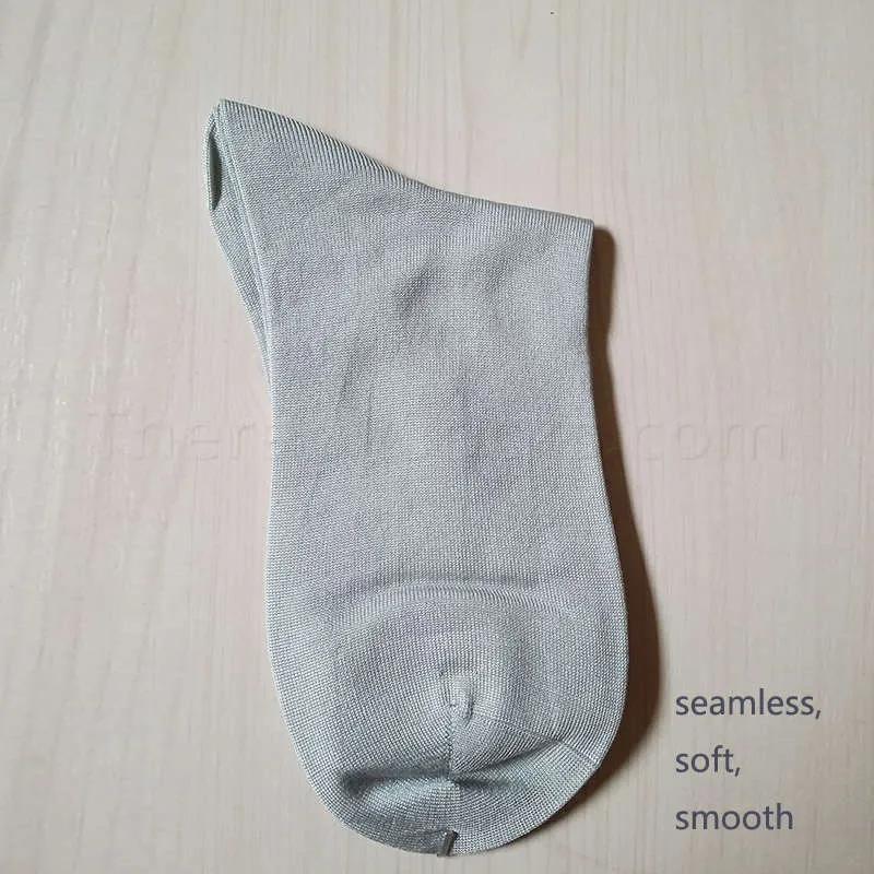 6 Pair Genuine Silk Ankle Socks  for Men
