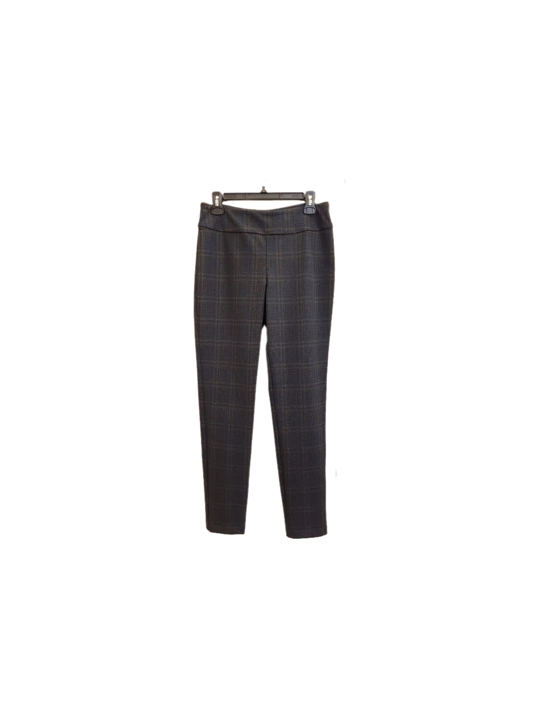 67924 Black/Navy Checker Full Length Pant