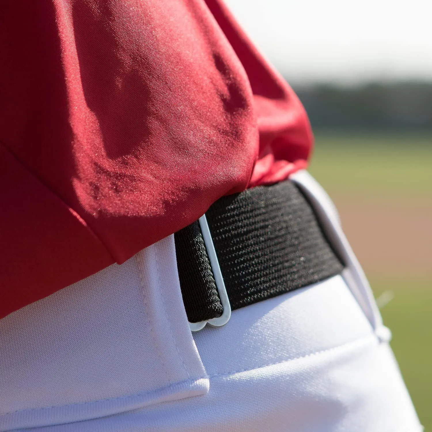 Adjustable Baseball Belt for Youth Adults, 1.38" Sport Uniform Elastic Belt with Alloy Buckle for Softball Fastpitch