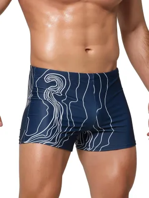 Arcweg Men's Swimming Trunks with Mesh Liner Sport Boxer Swimwear Underwear Summer Beach Board Shorts Elastic Swimsuit