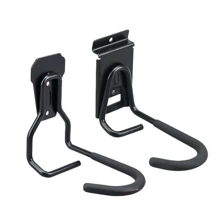 Bicycle Hook Metal Wall Garage Bicycle Rack 820 Groove Board(Black)