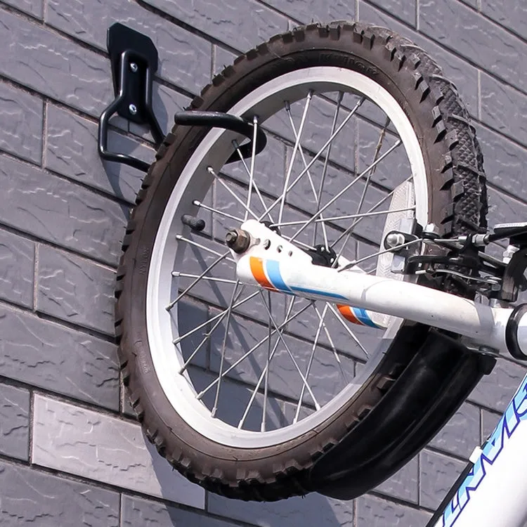 Bicycle Hook Metal Wall Garage Bicycle Rack 820 Groove Board(Black)