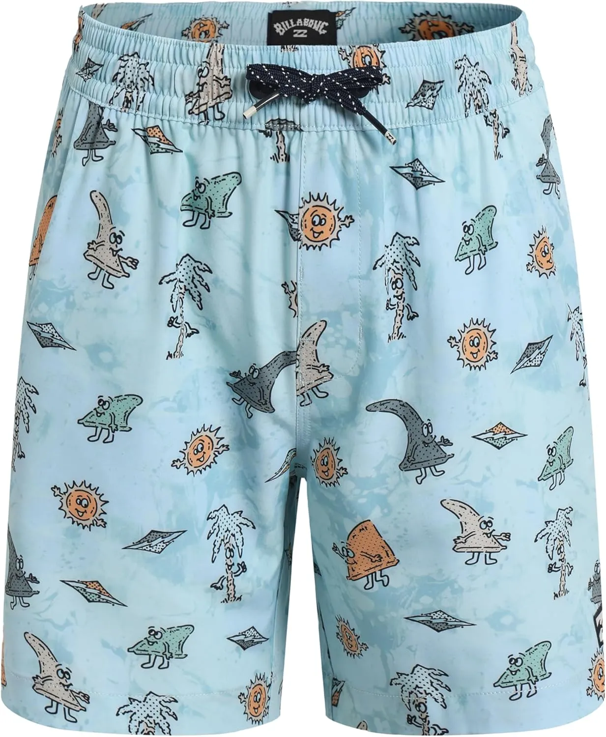 Billabong Boys' Layback 4-Way Stretch Swim Trunks with UPF 50  Sun Protection, Quick Dry Bathing Suit