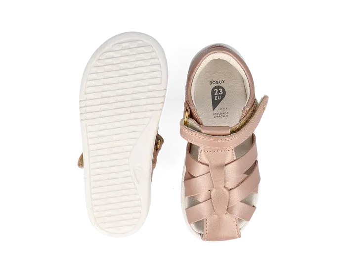 Bobux I Walk Tropicana II Sandal (Rose Gold)