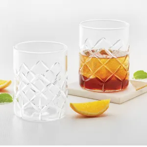 Borosil Crown Whiskey Glass, Set of 6