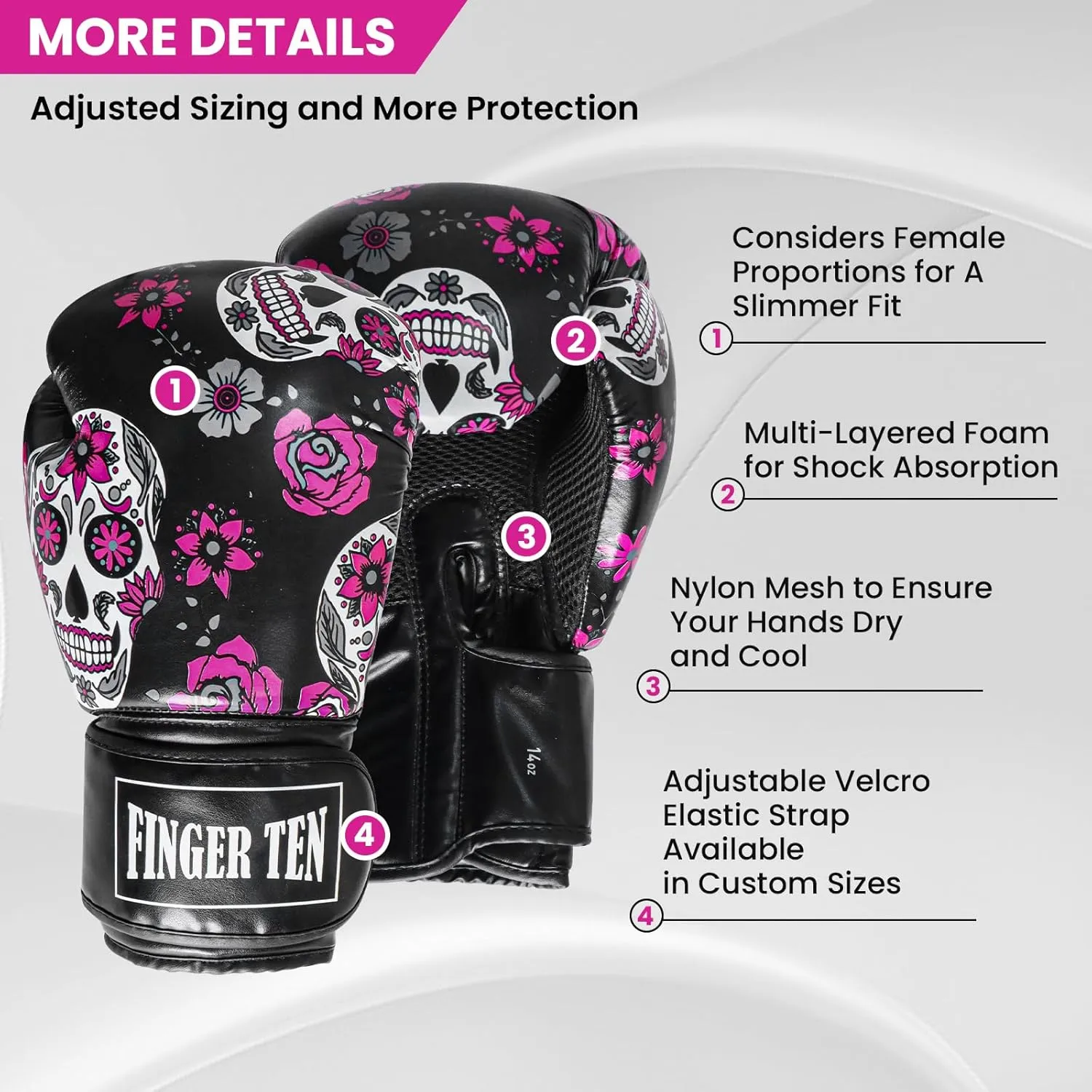 Boxing Gloves Punching Sparring Kickboxing MMA Training 1 Pair