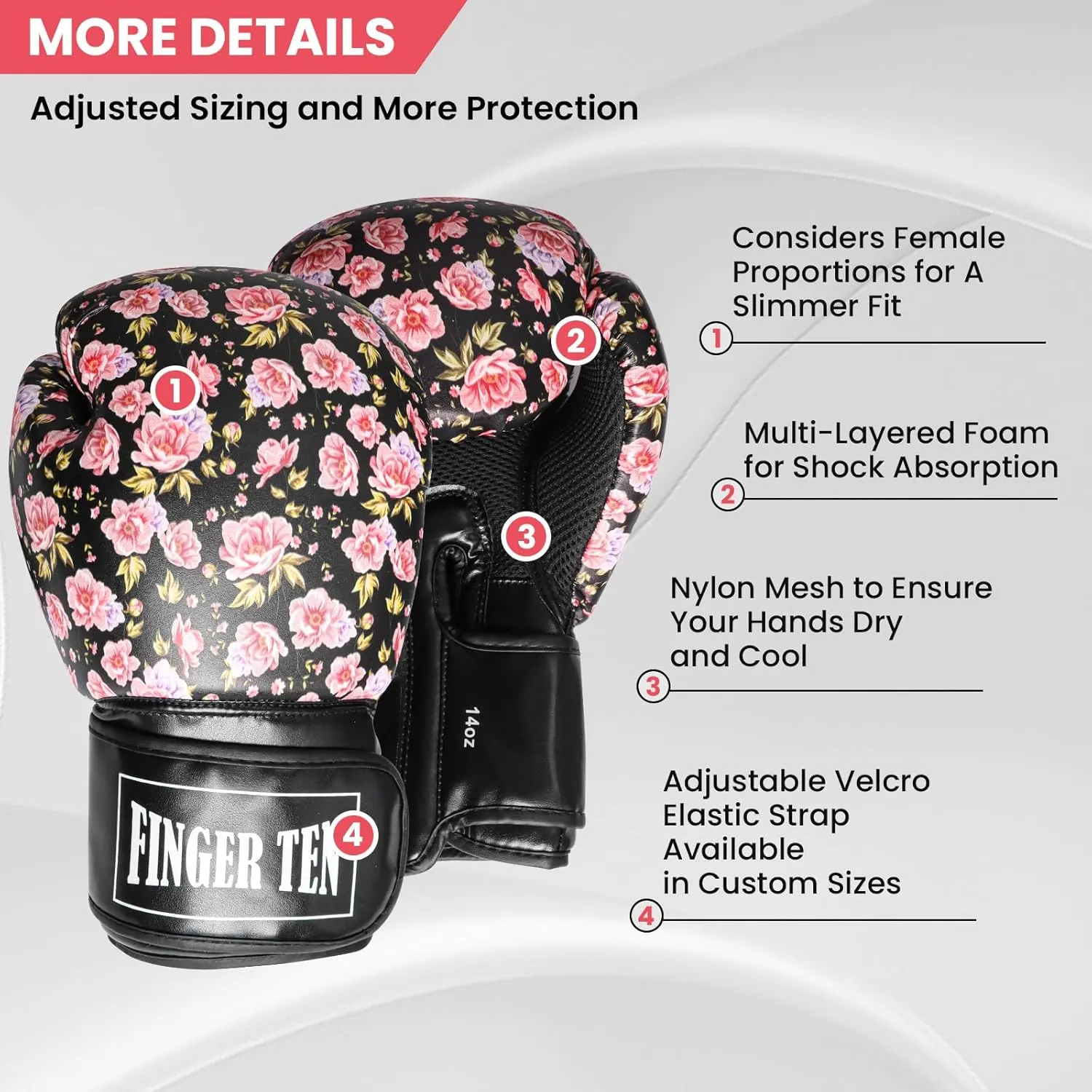 Boxing Gloves Punching Sparring Kickboxing MMA Training 1 Pair
