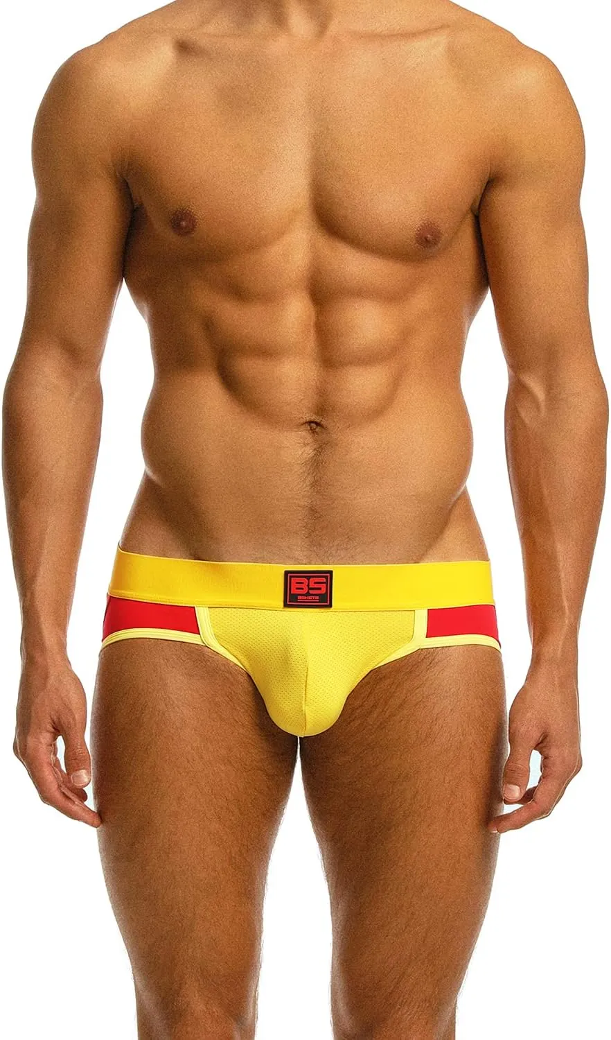 BSHETR Men's Jockstraps Athletic Supporters 5-Pack Ultra Soft Daily Sports Underwear