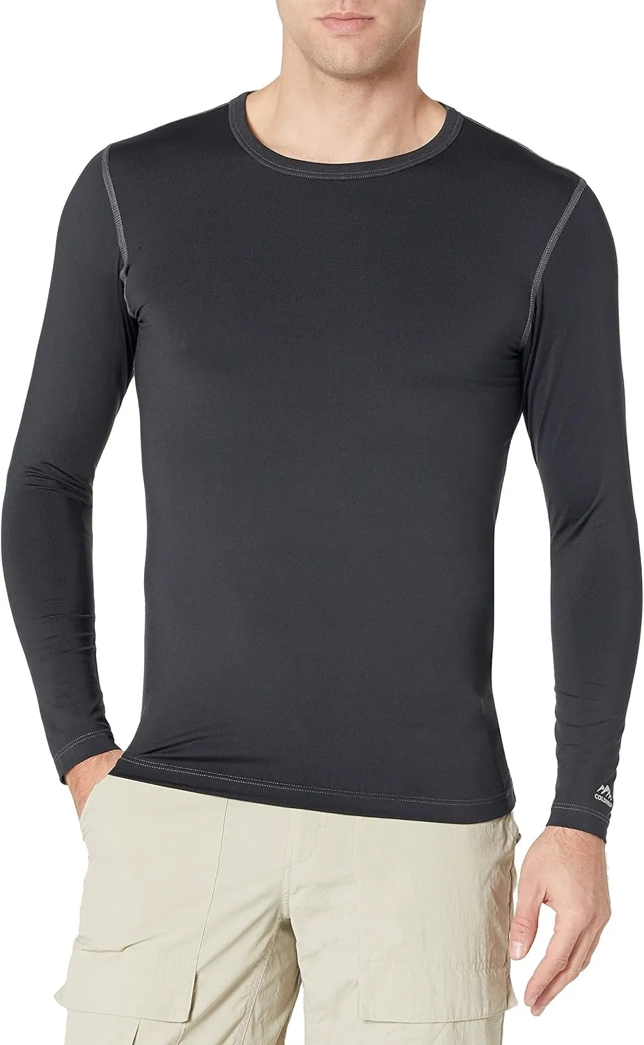 ColdPruf Men's Premium Performance Crewneck Base Layer, Long Sleeve Sun Protection Shirt and Thermal Shirt