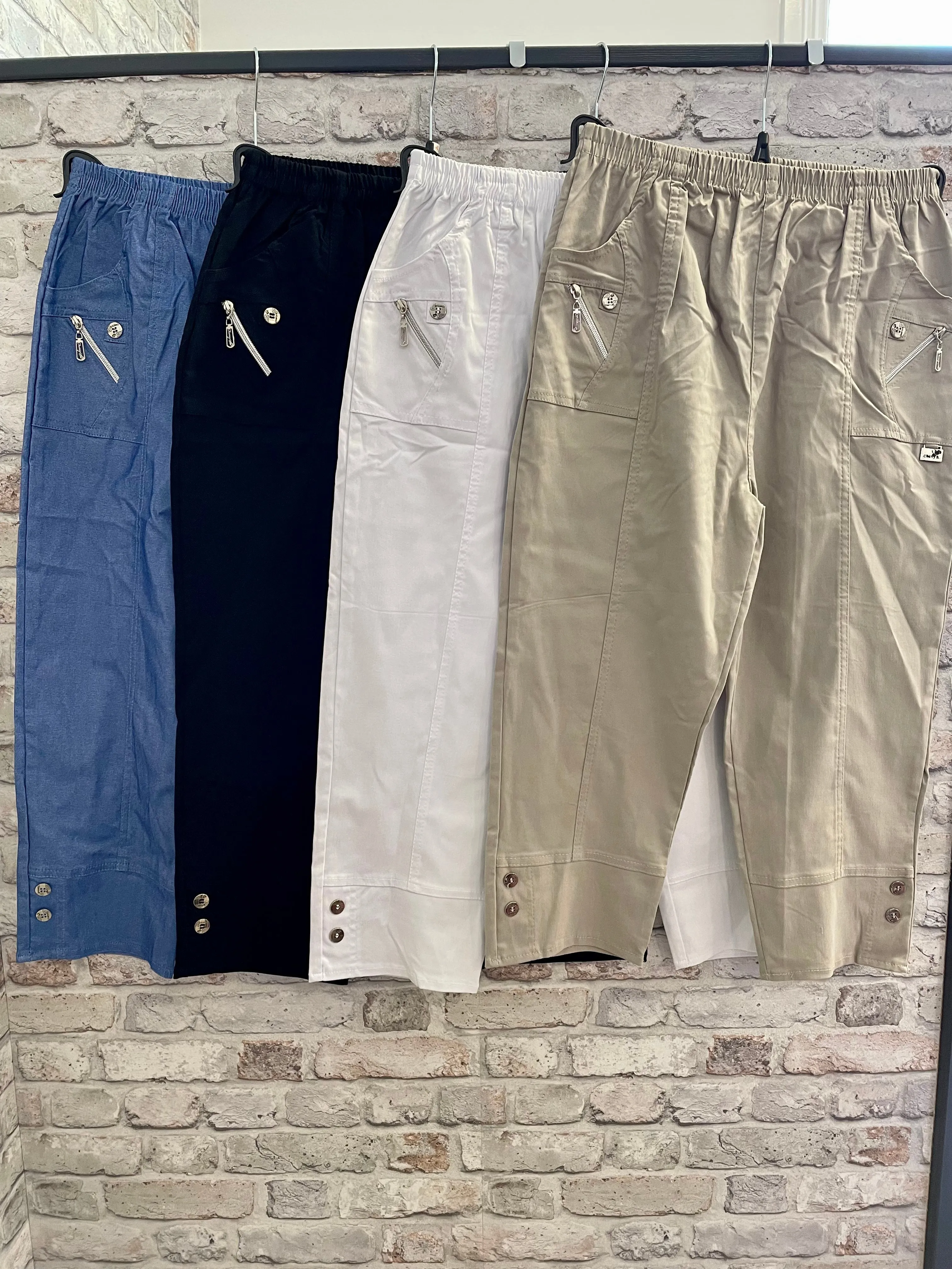 Cropped Stretch Trouser