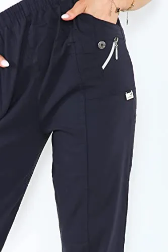Cropped Stretch Trouser