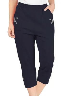 Cropped Stretch Trouser
