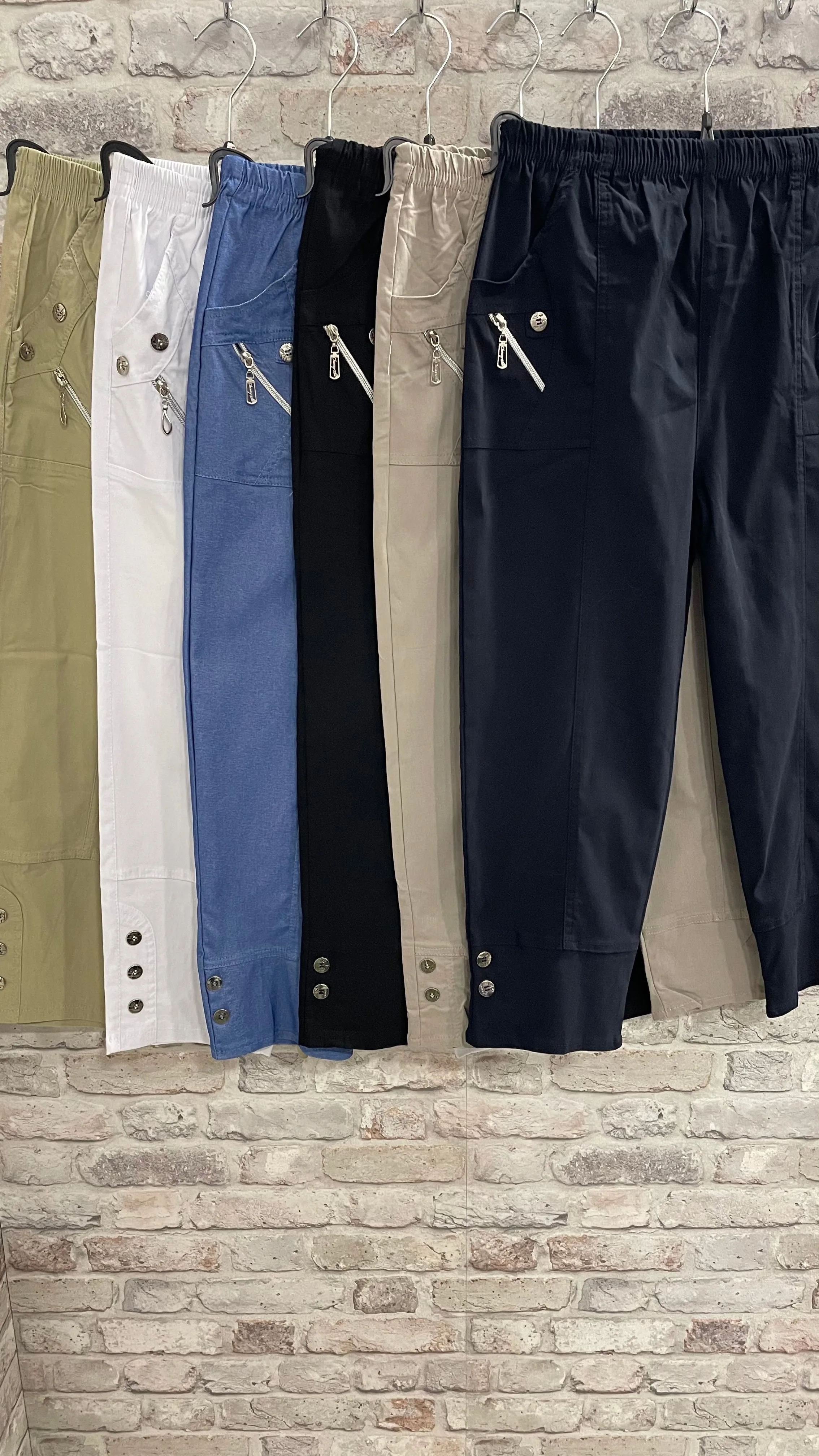 Cropped Stretch Trouser