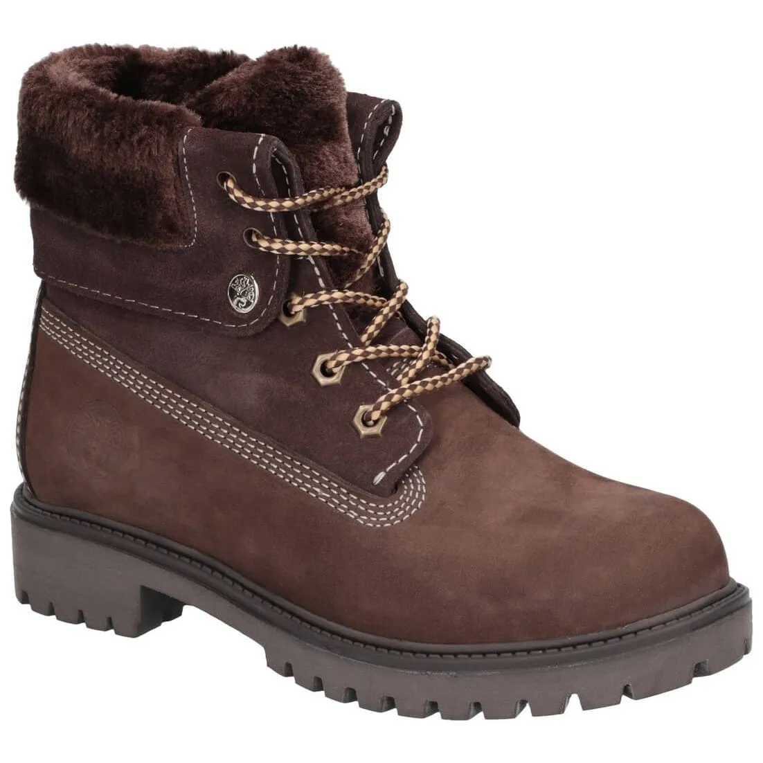 Darkwood Walnut Ii Casual Walking Boots Womens