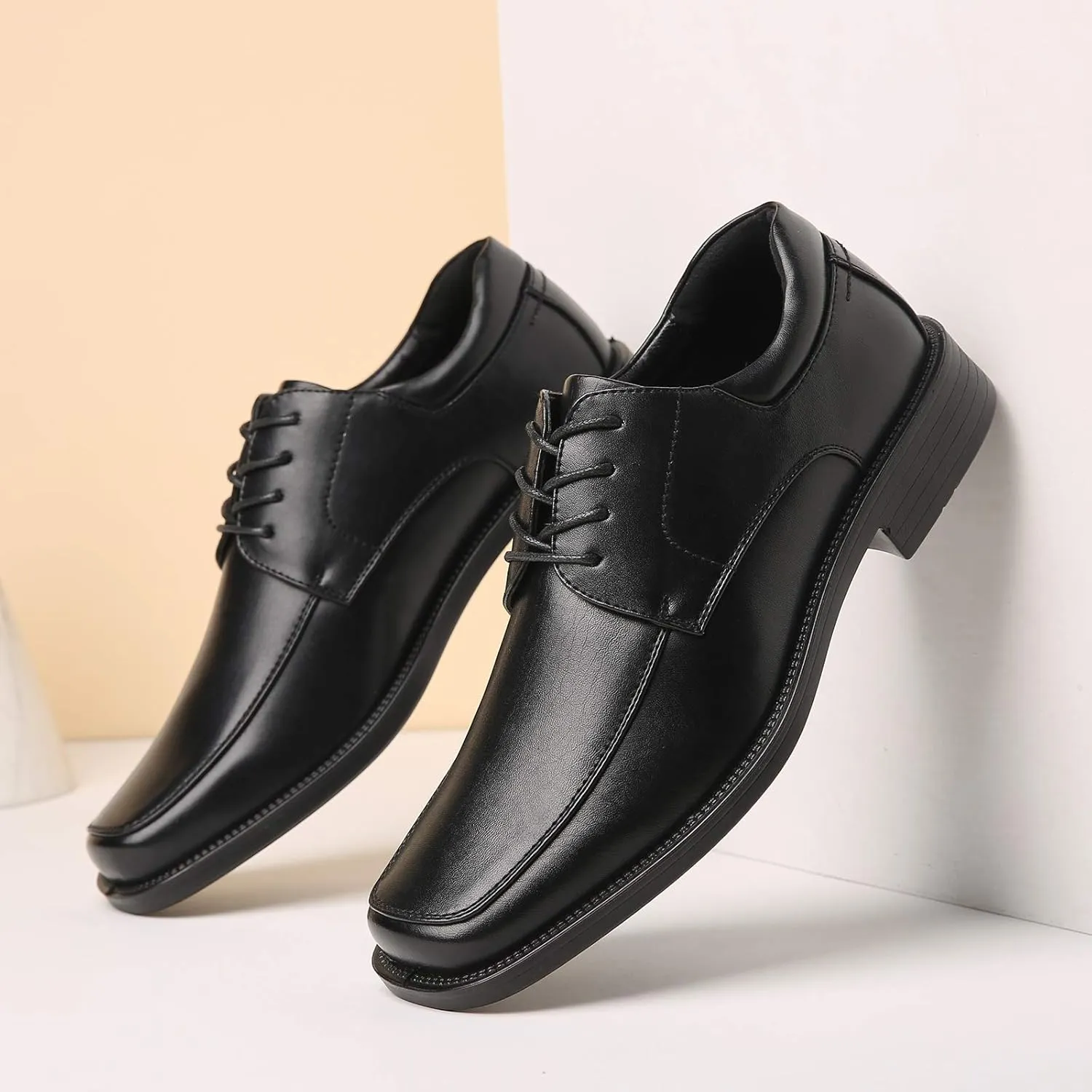 DECARSDZ Men's Classic Modern Formal Slip On Dress Shoes