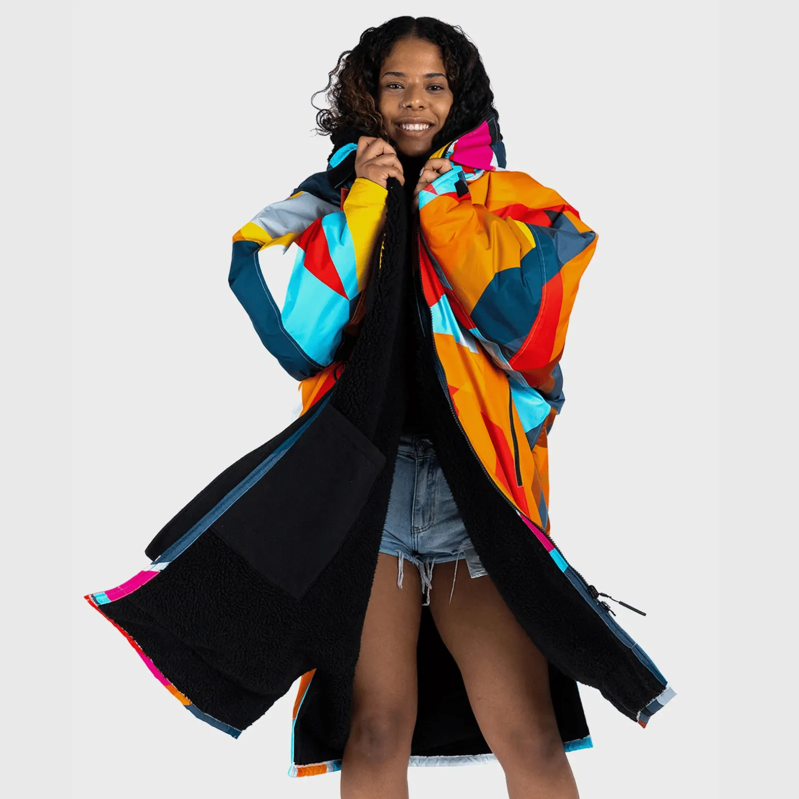 dryrobe Advance Long Sleeve Changing Robe - Abstract Limited Edition