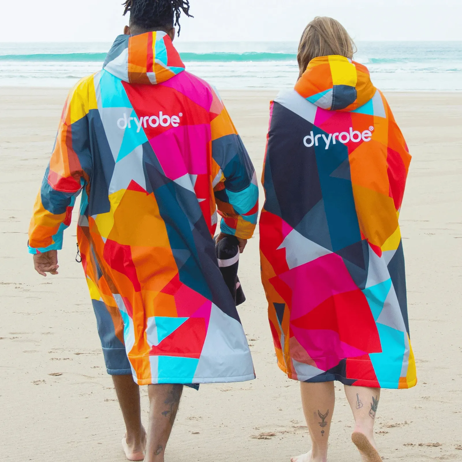 dryrobe Advance Long Sleeve Changing Robe - Abstract Limited Edition