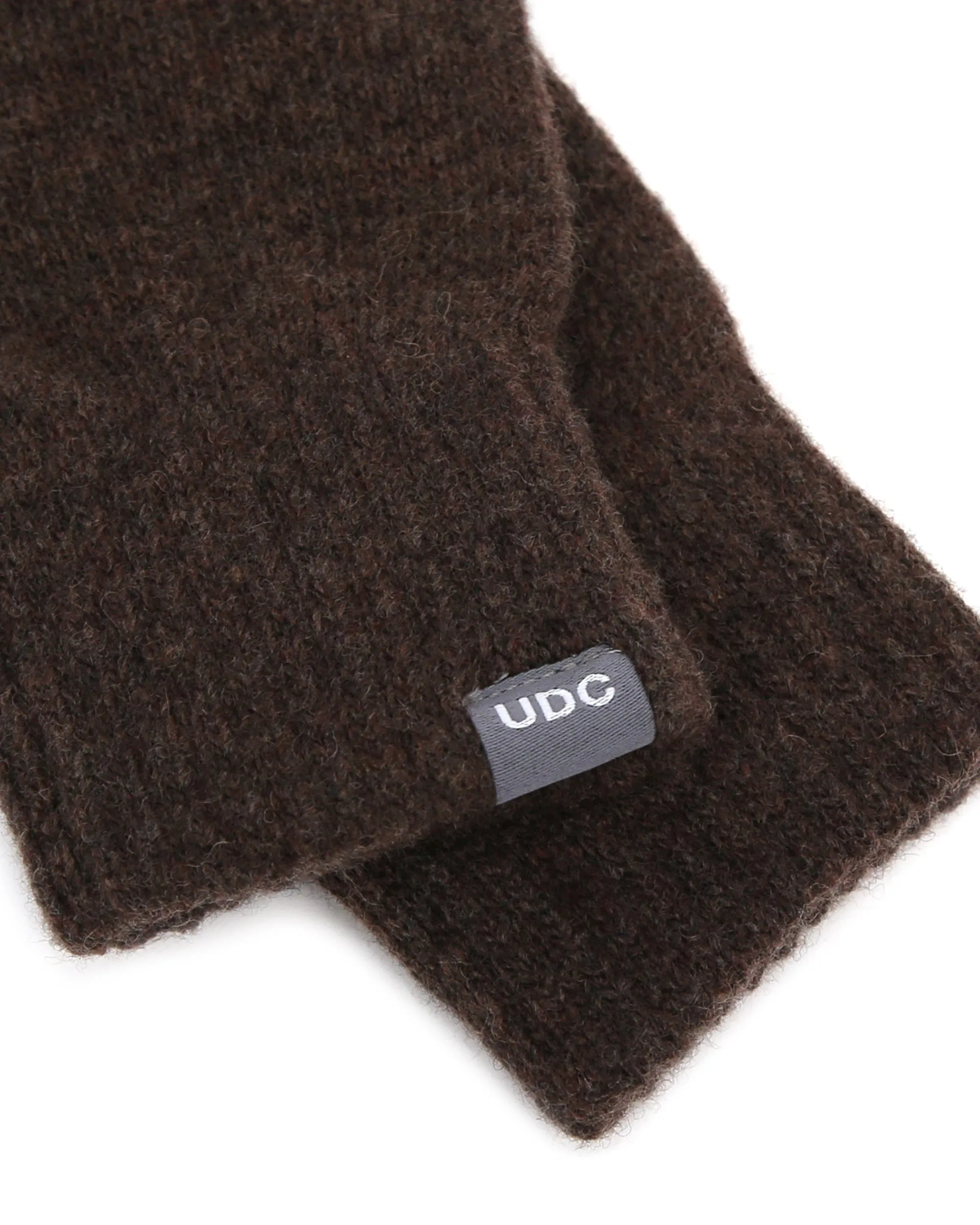 FINGERLESS / UDC / MELANGE / WOOD BROWN