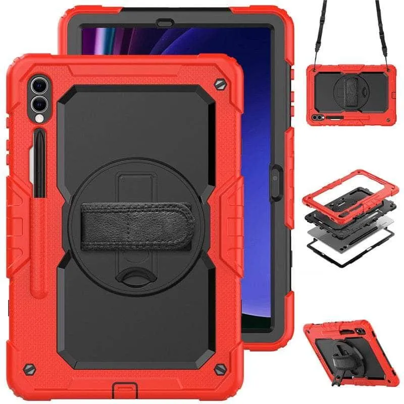 Galaxy Tab S9 Plus Shockproof Shoulder Strap Case
