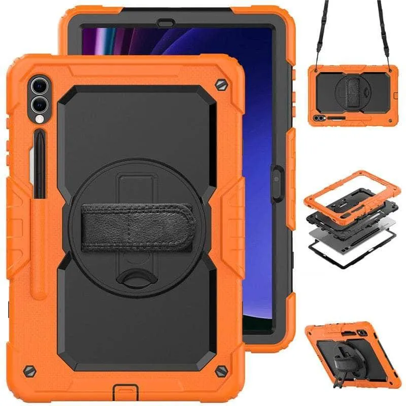 Galaxy Tab S9 Plus Shockproof Shoulder Strap Case