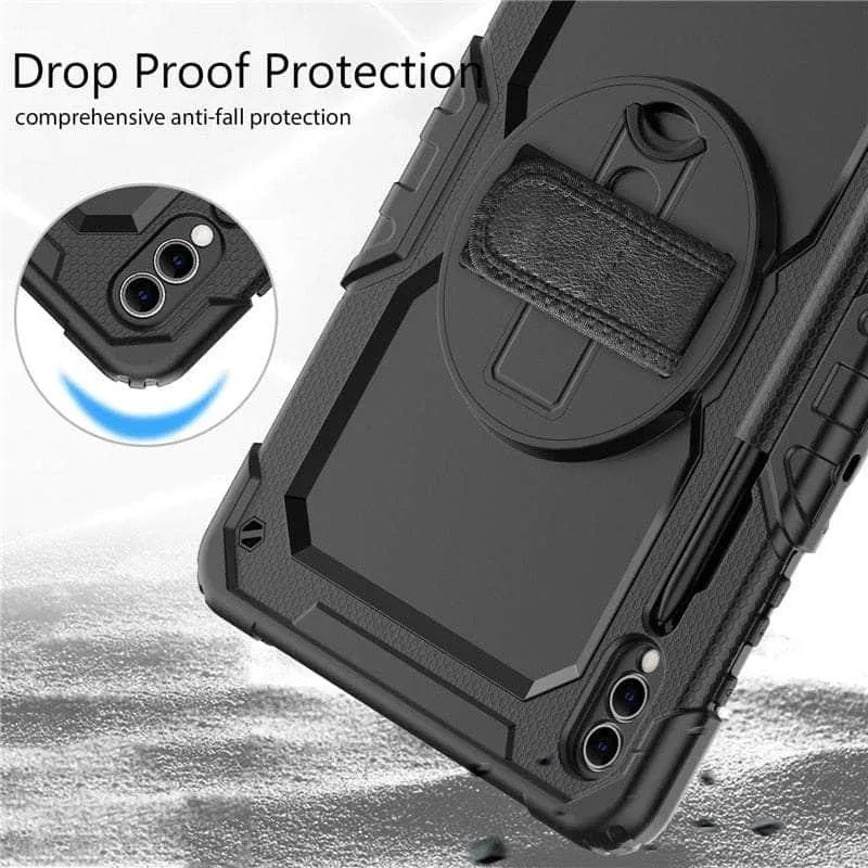 Galaxy Tab S9 Plus Shockproof Shoulder Strap Case
