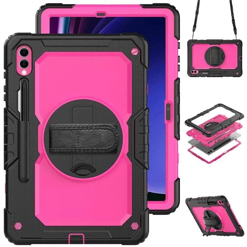 Galaxy Tab S9 Plus Shockproof Shoulder Strap Case
