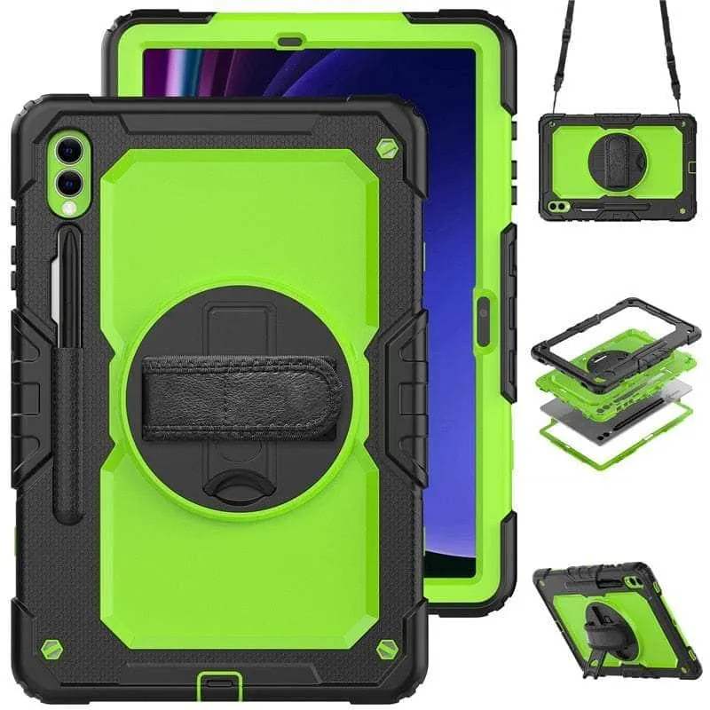 Galaxy Tab S9 Plus Shockproof Shoulder Strap Case