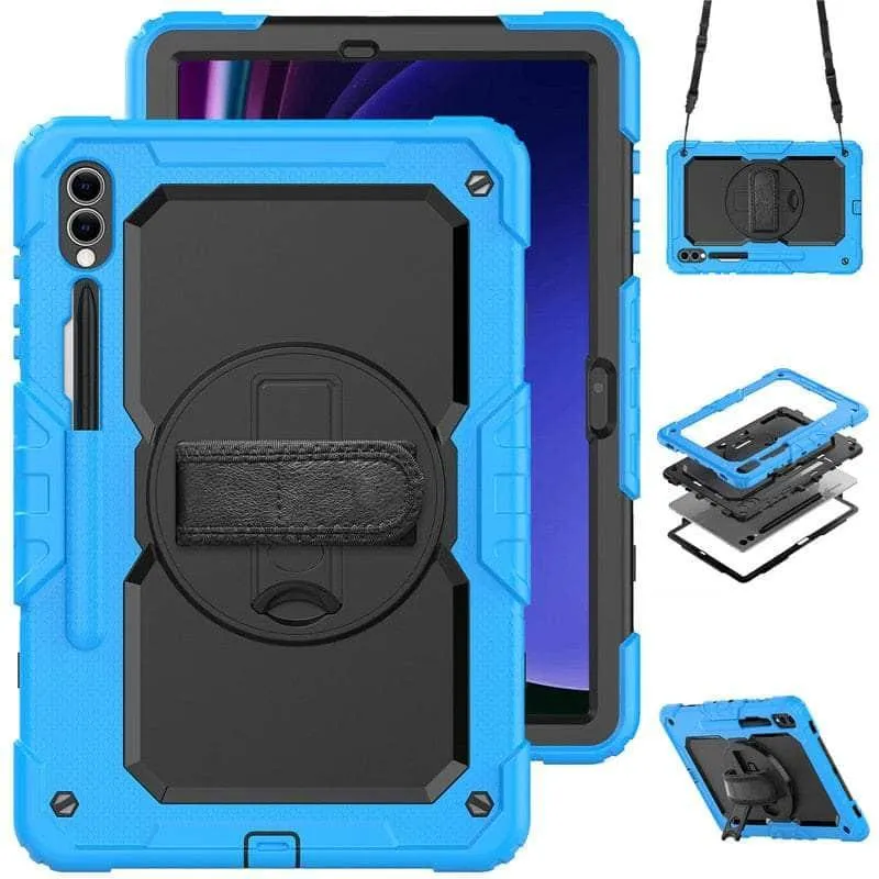 Galaxy Tab S9 Plus Shockproof Shoulder Strap Case