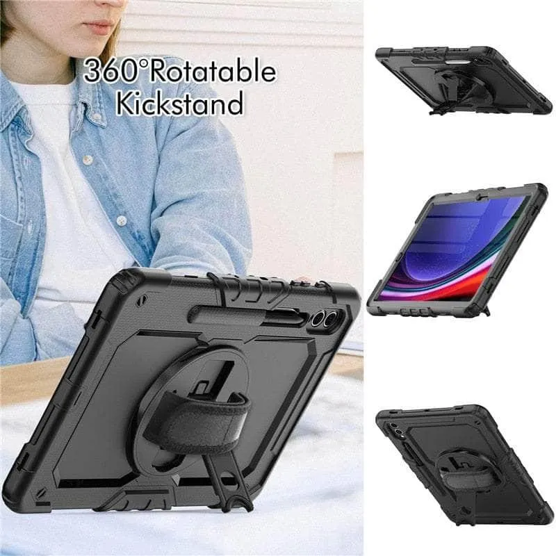 Galaxy Tab S9 Plus Shockproof Shoulder Strap Case