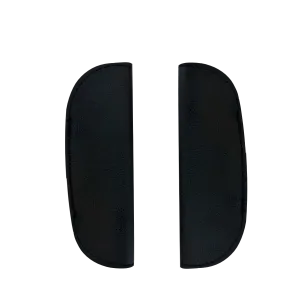 harness shoulder pads (pair) for luxury collection - black
