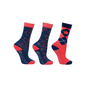 Hy Childrens Stella Socks Pack Of 3