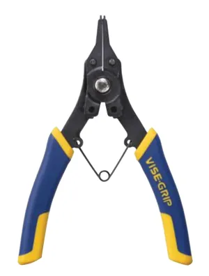 Irwin 2078900 Snap Ring Plier, 6-1/2 in OAL, Blue/Yellow Handle, ProTouch Grip Handle :CD 1: QUANTITY: 1