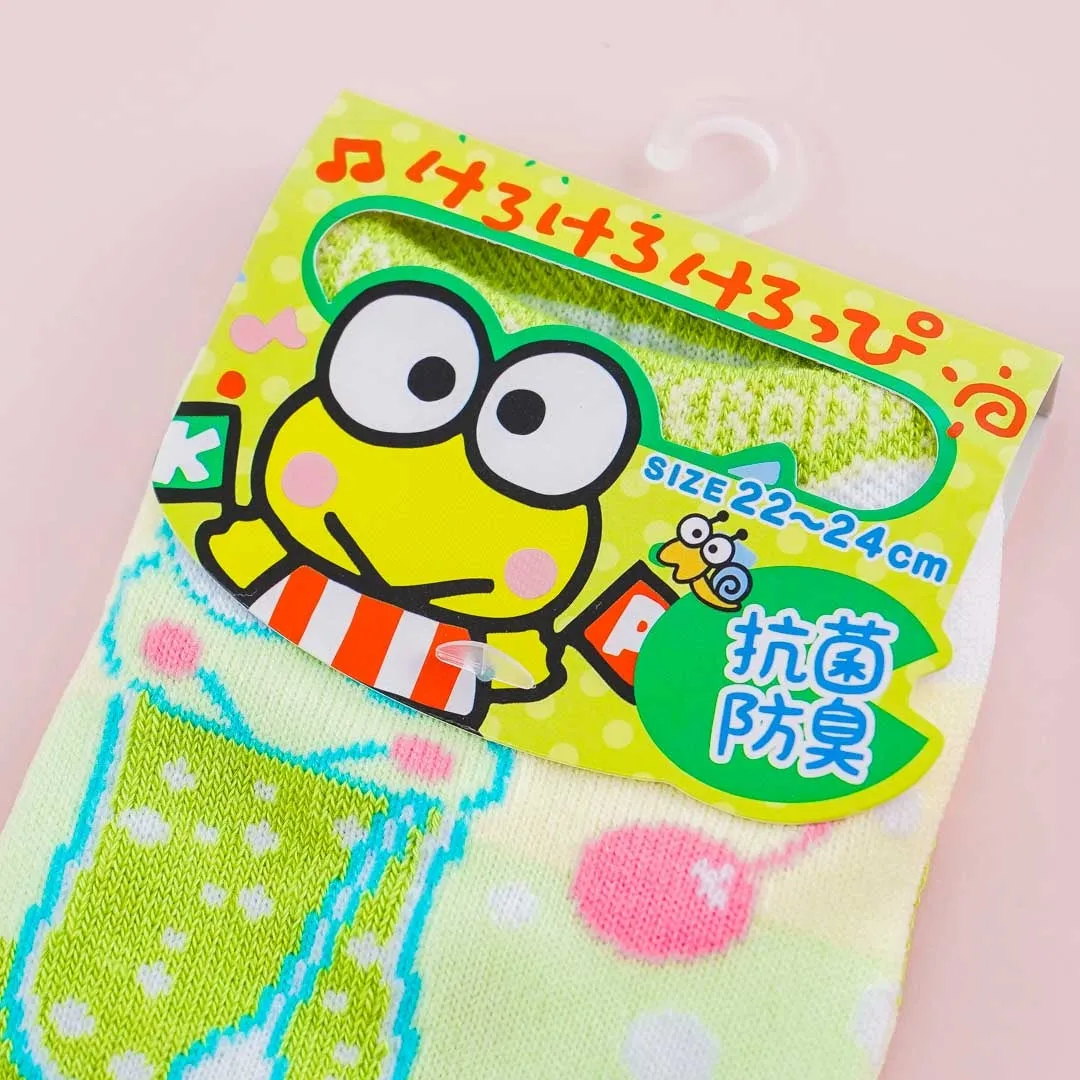Keroppi Sparkling Soda Jacquard Socks
