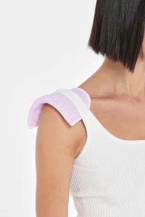 KNIT MESH SHOULDER PAD SET