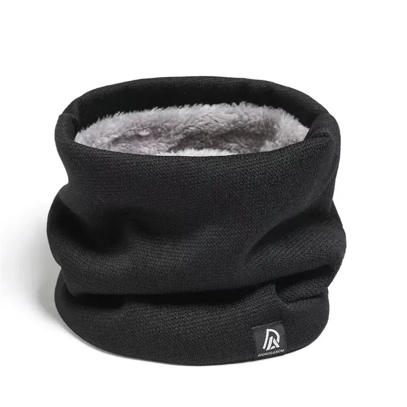 Knitted Winter Snood Scarf - Cashmere-Like Warm Wool Neck Wrap