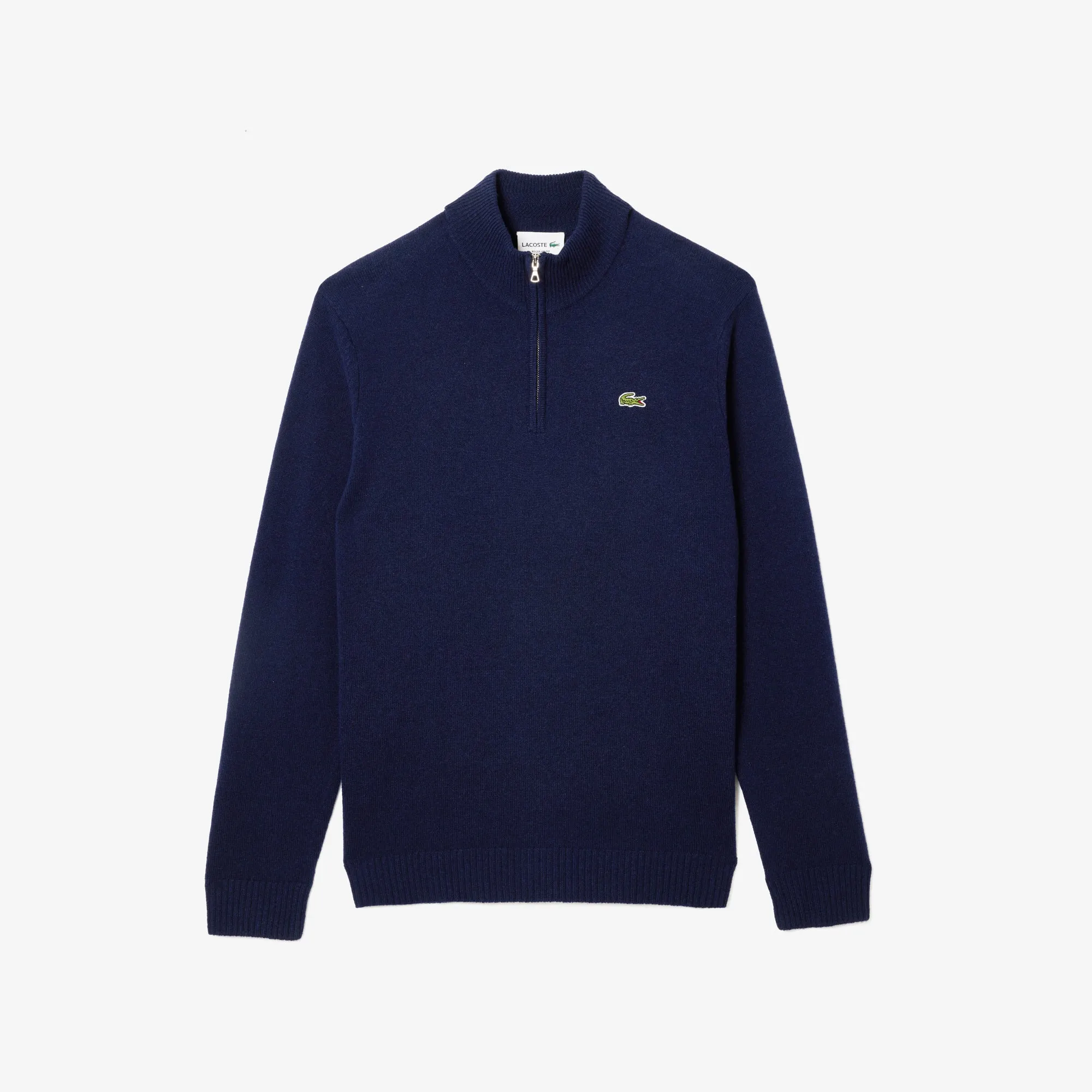 Lacoste Men's Wool Trucker Sweater Navy Blue AH1953 166
