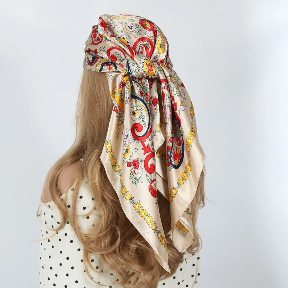 Lady Glams Silk Scarf Collection - For Four Seasons