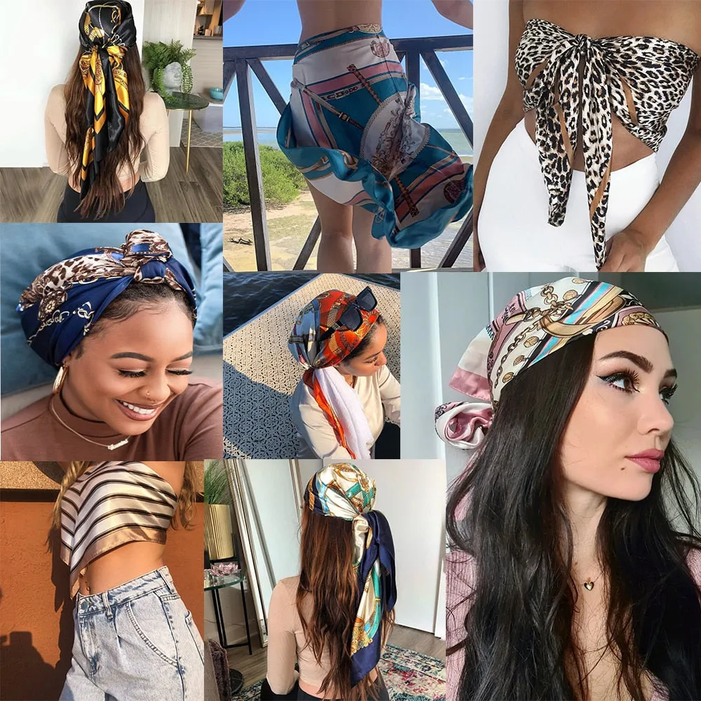 Lady Glams Silk Scarf Collection - For Four Seasons