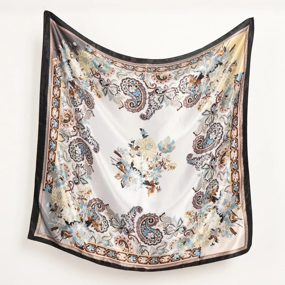 Lady Glams Silk Scarf Collection - For Four Seasons
