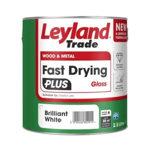 Leyland Trade Fast Drying PLUS Gloss - Brilliant White