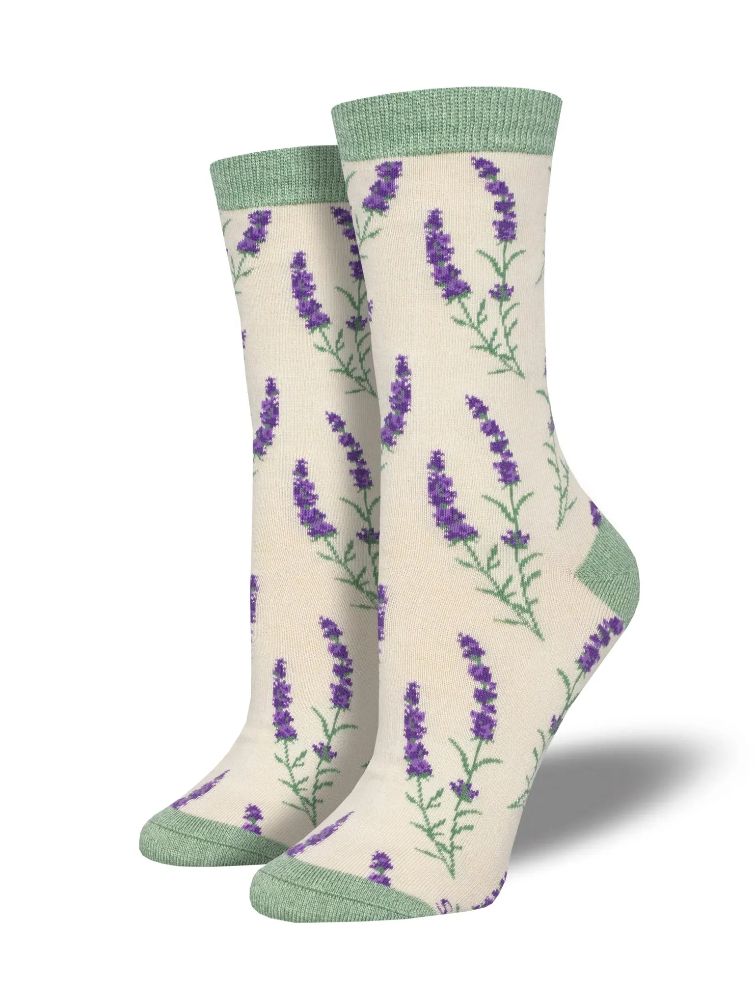 LOVELY LAVENDER SOCKS - IVORY