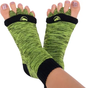 My Happy Feet Foot Alignment Socks with Toe Separators for Men or Women